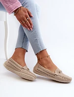 Dámské černé šněrovací mokasíny Rasirna