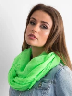 Šátek AT CH ST model 15090486 fluo zelený - FPrice