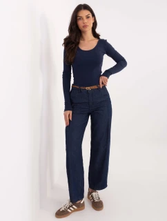 Kalhoty D80038BB62630D311 námořnická modř