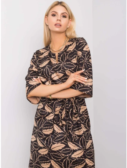 Šaty LK SK model 14935610 černá a béžová - FPrice