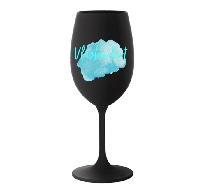 Personalizovaná sklenička na víno - Akvarelový otisk