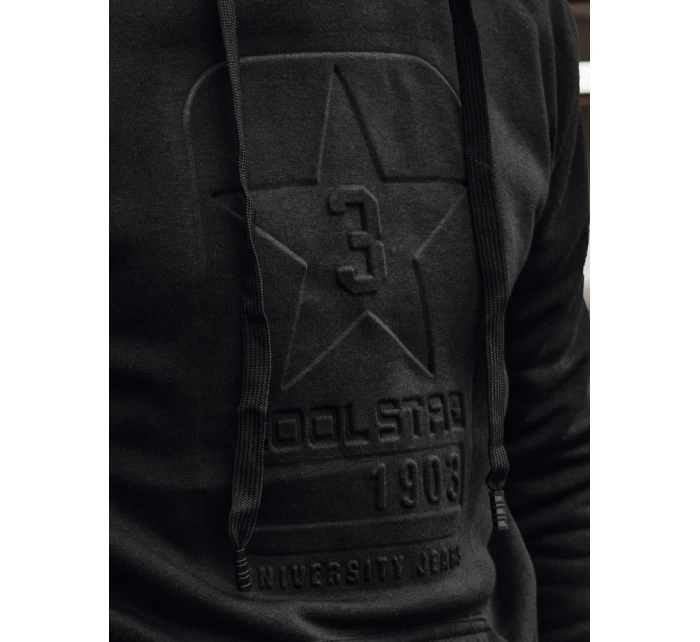 Pánská černá mikina model 21993108 - Dstreet Pánská černá mikina model 21993108 - Dstreet