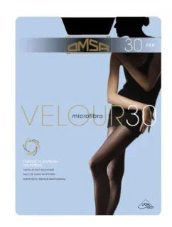 Dámské punčochové kalhoty Omsa Velour 30 den XL