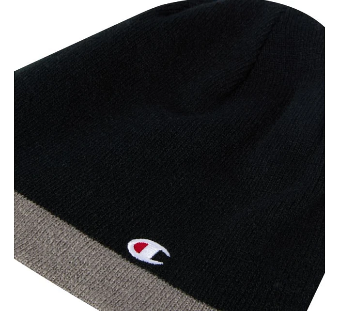 Champion Oboustranná čepice černá a šedá 802407 KK001