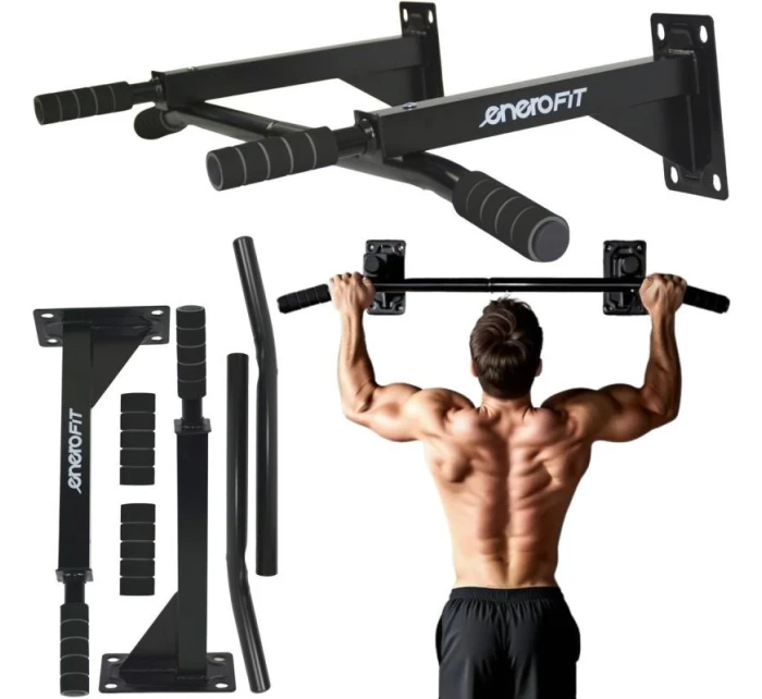 ENERO FIT NÁSTĚNNÁ POSILOVACÍ TYČ A TYČ NA CVIČENÍ