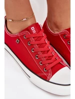 Dámské Nízké Tenisky Big Star model 21705169 Červené - Big Star Shoes Dámské Nízké Tenisky Big Star model 21705169 Červené - Big Star Shoes