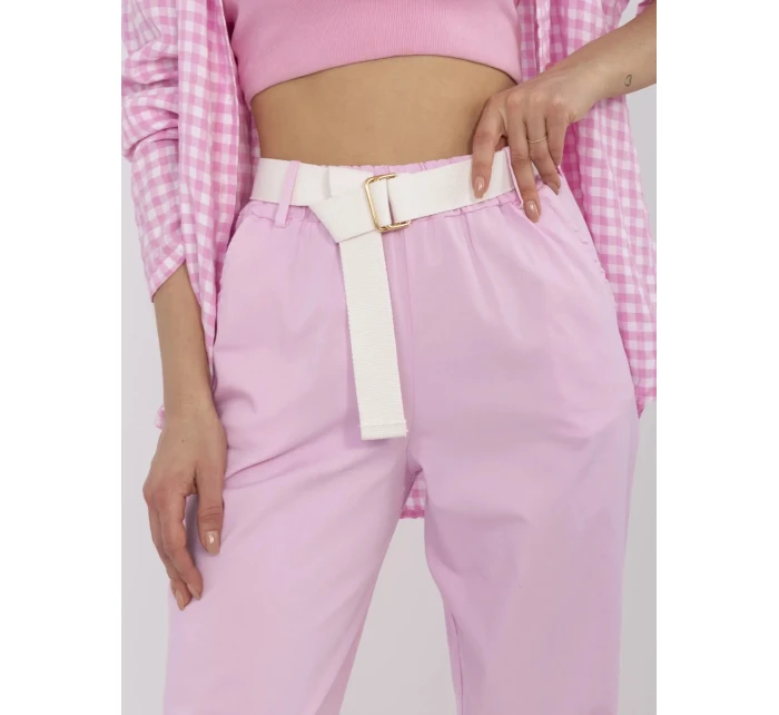 Kalhoty DHJ SP model 20969350 světle růžové - FPrice Kalhoty DHJ SP model 20969350 světle růžové - FPrice