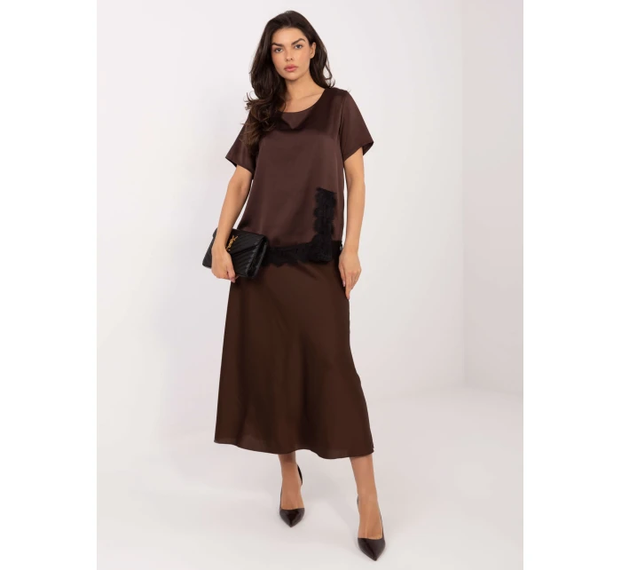 Bluzka MI BZ model 21795607 brązowy - FPrice Bluzka MI BZ model 21795607 brązowy - FPrice