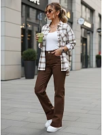 Dámské džíny UY2877 hnědé - FashionStreet Dámské džíny UY2877 hnědé - FashionStreet