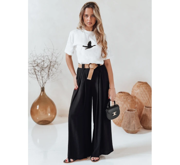 Dámské kalhoty MIRELOU black FashionStreet UY2715