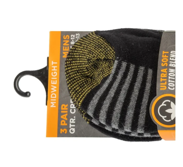 Skechers 3ks froté ponožek S102684-BLK Black 41-46 Skechers 3ks froté ponožek S102684-BLK Black 41-46