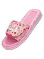 Kubota klapka na suchý zip vícebarevná květinová růžová K25SS-100-001-28-1