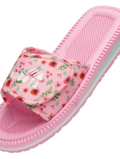 Kubota klapka na suchý zip vícebarevná květinová růžová K25SS-100-001-28-1