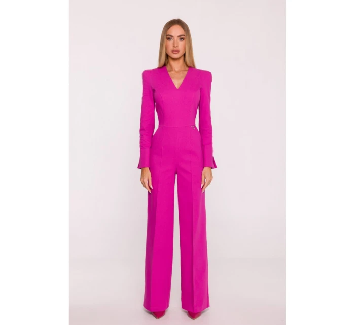 M883 Džínová kombinéza - růžová