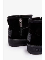 Dětské zateplené sněhule Black Big Star Dětské zateplené sněhule Black Big Star