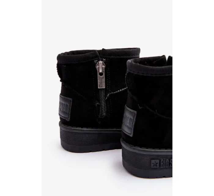 Dětské zateplené sněhule Black Big Star Dětské zateplené sněhule Black Big Star