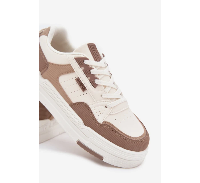 Dámské tenisky na platformě Big Star – tmavě béžové Dámské tenisky na platformě Big Star – tmavě béžové