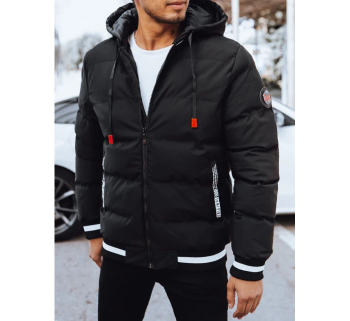 Pánská zimní bunda bomber černá FashionStreet TX4505