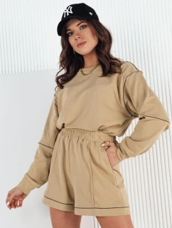 Dámský teplákový komplet PULGAR beige FashionStreet AY1012