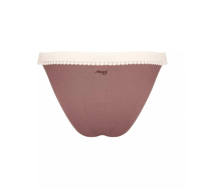 sloggi GO Ribbed R Tanga C2P - BROWN - SLOGGI BROWN - SLOGGI