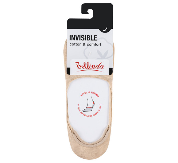 Neviditelné ponožky vhodné do sneaker bot INVISIBLE SOCKS - BELLINDA - béžová