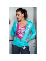 Dámské dlouhé kalhoty  tmavě modré model 21348621 - LEONE