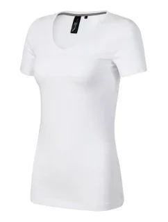 Action Tričko s výstřihem do V W model 20116848 bílá - Malfini