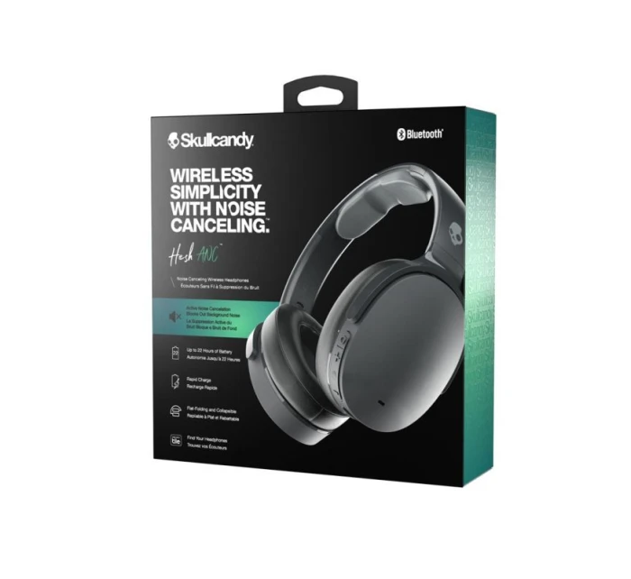 bezdrátová sluchátka Skullcandy Hesh ANC True Black