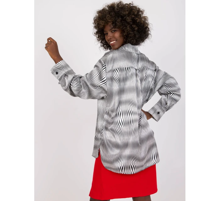 Dámská košile-LK-KS-508891-1.55P-bílá-černá