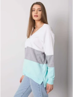 Mikina RV BL 5972.07 bílá šedá