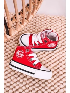 Dětské vysoké tenisky Big Star - červené