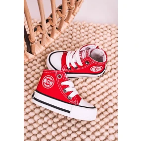 Dětské vysoké tenisky Big Star - červené