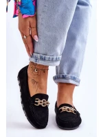 Dámské semišové mokasíny Černá Sorento Dámské semišové mokasíny Černá Sorento