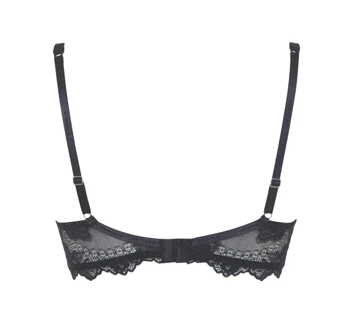 Balkonová podprsenka Mousse Pizzo černá - Lormar