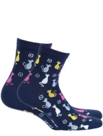 Dámské vzorované ponožky model 6354545 - Wola