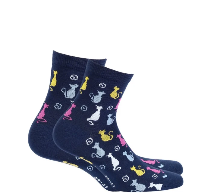 Dámské vzorované ponožky model 6354545 - Wola