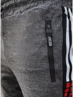 Pánské tmavě šedé tepláky model 21975778 - Dstreet