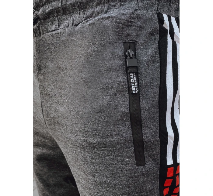 Pánské tmavě šedé tepláky model 21975778 - Dstreet