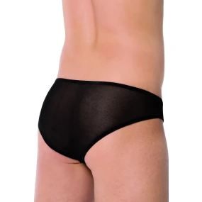 Pánská tanga 4466 black - SOFTLINE COLLECTION