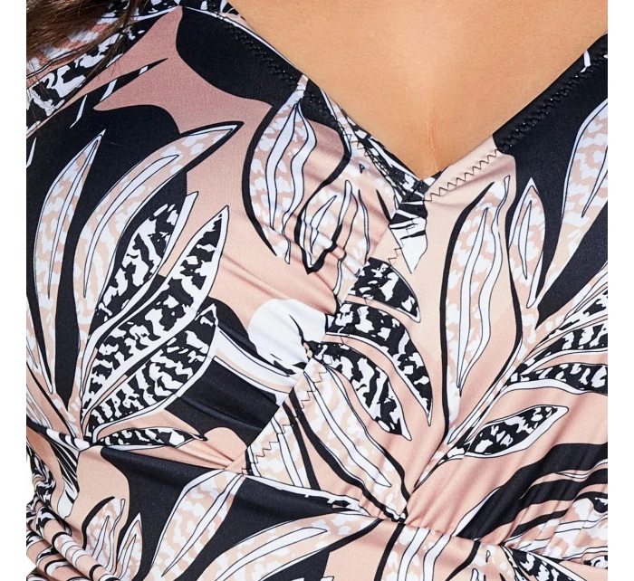 Dámské jednodílné plavky 61 black plus - AVA