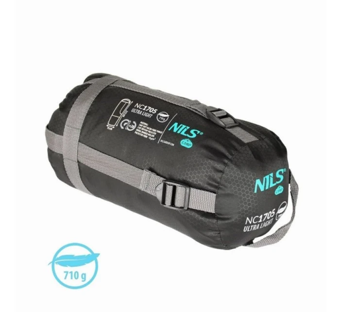 NILS CAMP NC1705 Ultra Light spací pytel černo-mátový