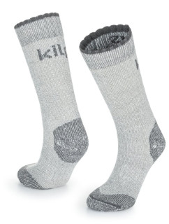 Vlněné ponožky LECCO-U Světle šedá - Kilpi