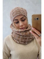 Dámský fleecový set 4 Seasons K263 camel+white Dámský fleecový set 4 Seasons K263 camel+white