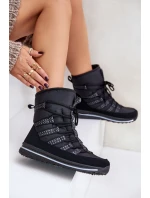 Dámské šněrovací boty do sněhu Progress model 21677045 Černé - Boto