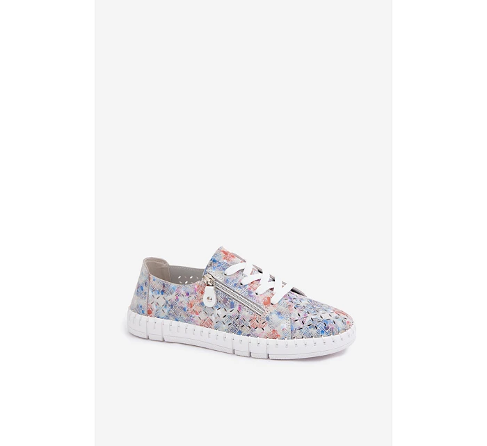 Odkryté polobotky z přírodního semiše stříbrné Kamelia Odkryté polobotky z přírodního semiše stříbrné Kamelia