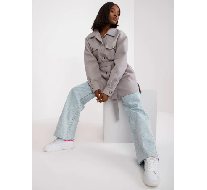 Dámská košile-LK-KS-508481.88-šedá