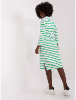 LK SK 509299 šaty.74 bílá a zelená