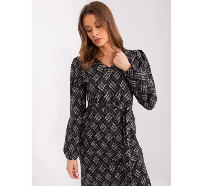 Šaty LK SK 509474 1.52P šedá černá