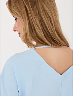 Bluzka RV BZ model 22102529 jasny niebieski - FPrice Bluzka RV BZ model 22102529 jasny niebieski - FPrice