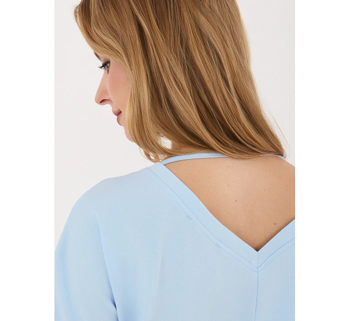 Bluzka RV BZ model 22102529 jasny niebieski - FPrice Bluzka RV BZ model 22102529 jasny niebieski - FPrice